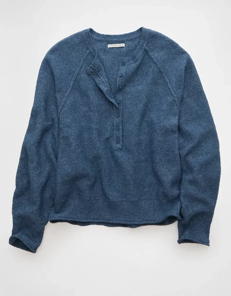 T-shirt henley si doux Whoa AE