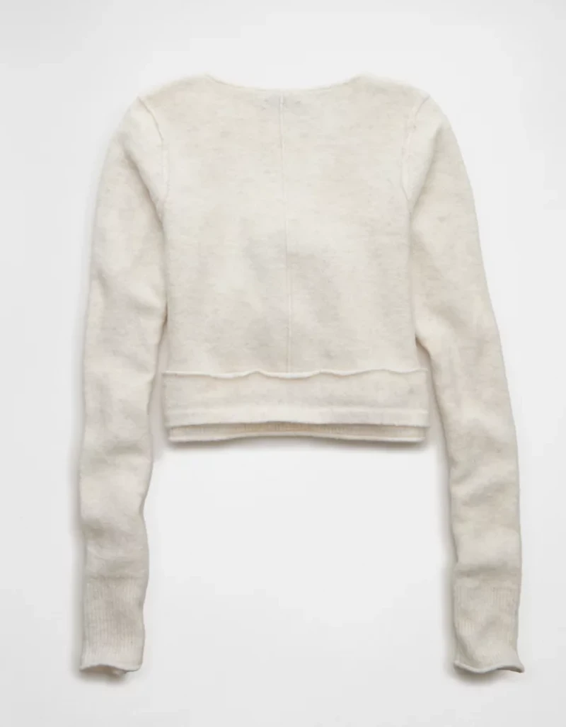 Haut cache-coeur en tricot ballerine si doux Whoa AE