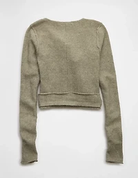 AE Whoa So Soft Ballet Wrap Sweater Top