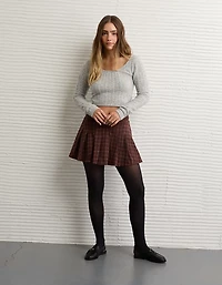 AE Whoa So Soft Cropped Scoop Neck Sweater