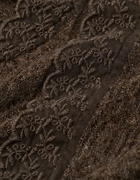 AE Lace Ruffle Sweater