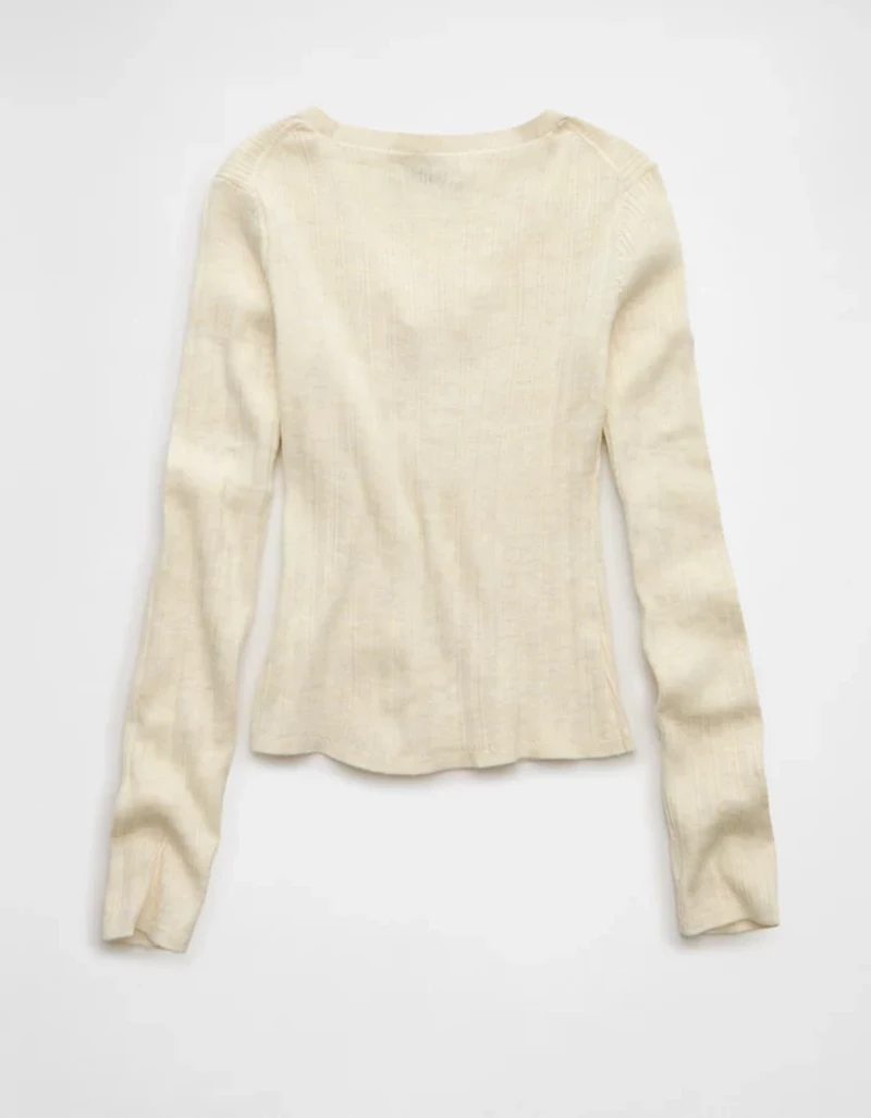 AE Lace-Up Sweater