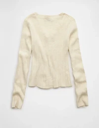AE Lace-Up Sweater