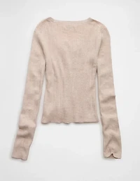 AE Lace-Up Sweater