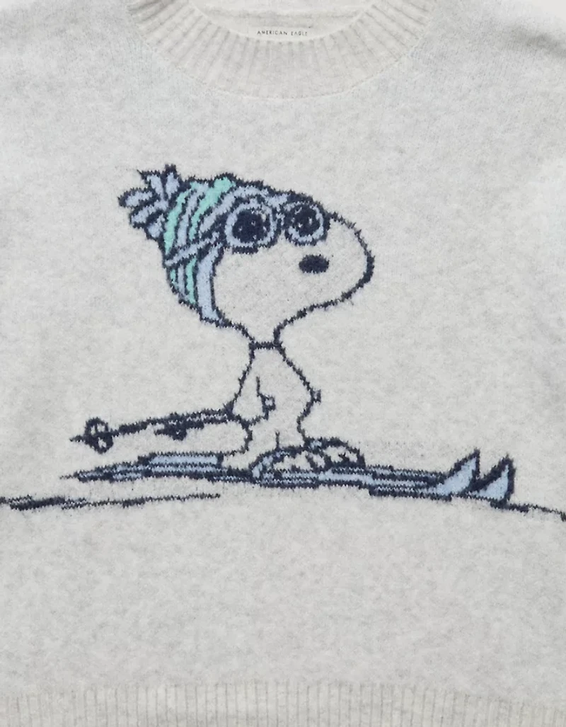 AE Oversized Snoopy Graphic Sweater