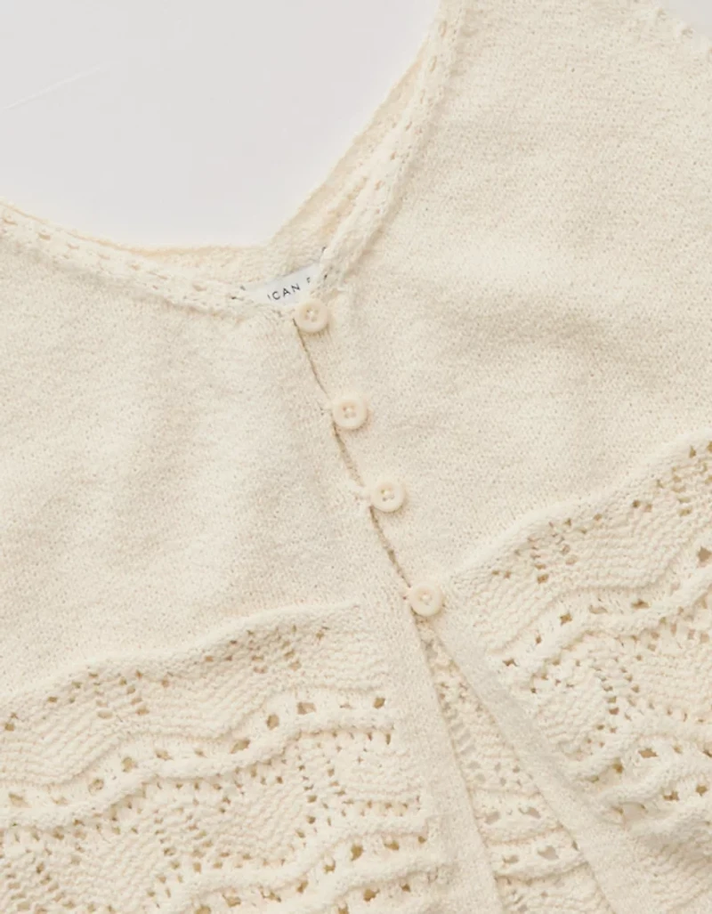 AE Button-Up Fly-Away Tank Top