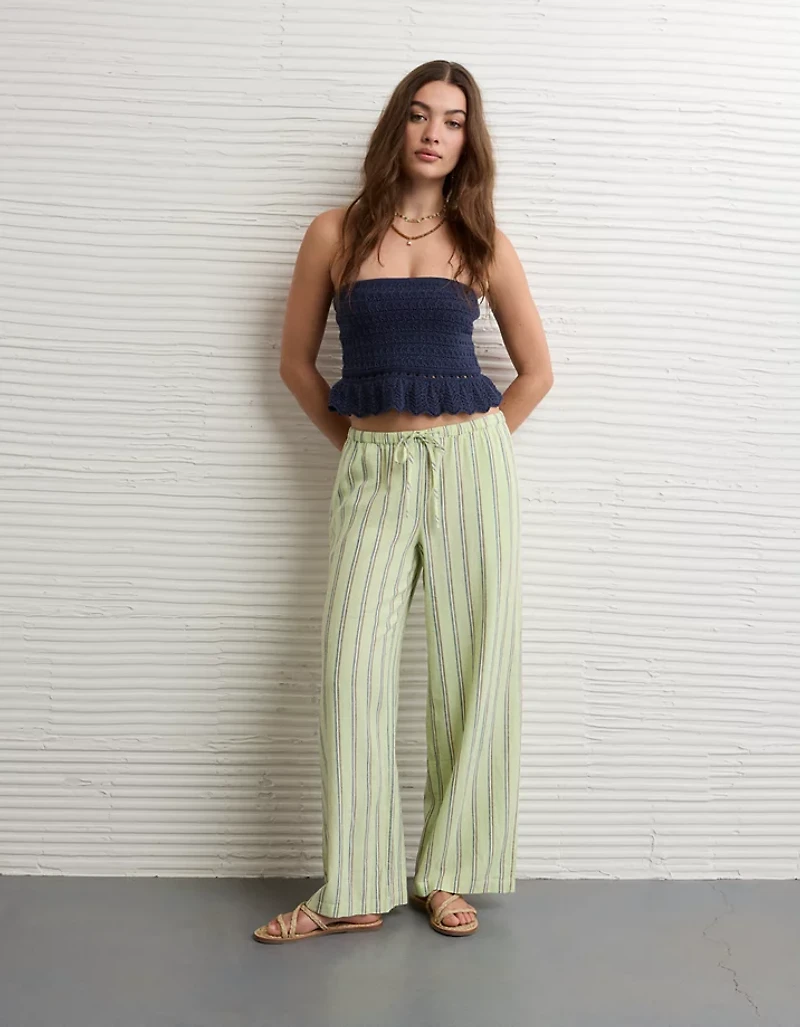 Haut tube court au crochet à basque AE