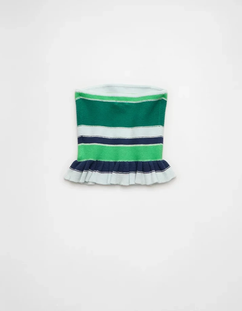 AE Peplum Sweater Tube Top