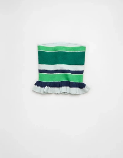 AE Peplum Sweater Tube Top