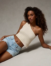 AE One-Shoulder Sweater Tank Top