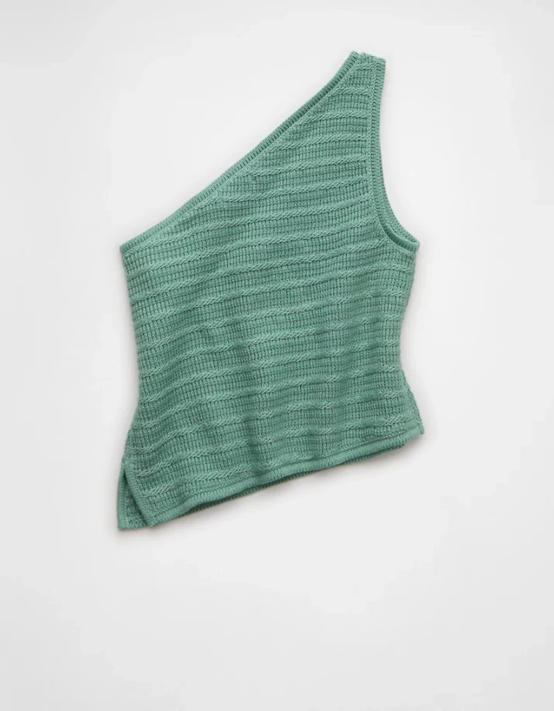 AE One-Shoulder Sweater Tank Top