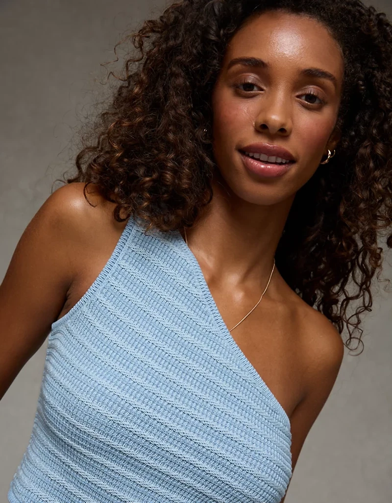 AE One-Shoulder Sweater Tank Top