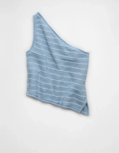 Débardeur de style chandail à épaule dénudée AE