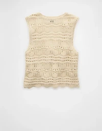 AE Tie-Front Sweater Vest