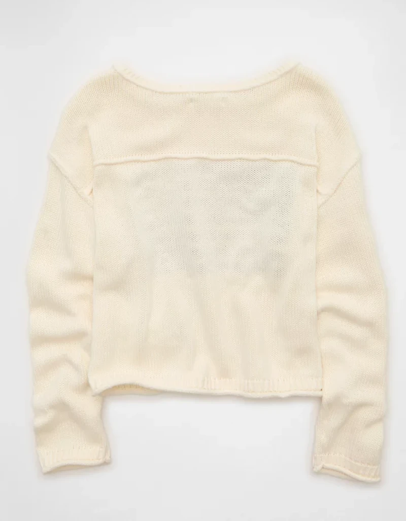 AE American Flag Graphic Sweater
