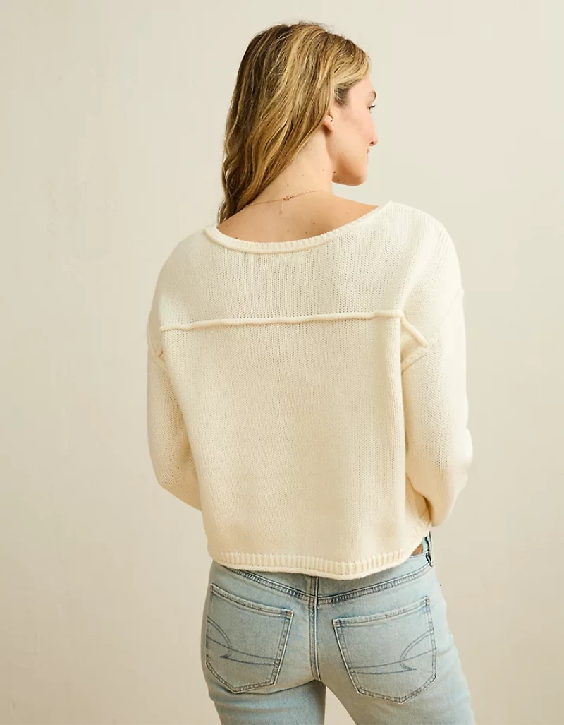 AE American Flag Graphic Sweater