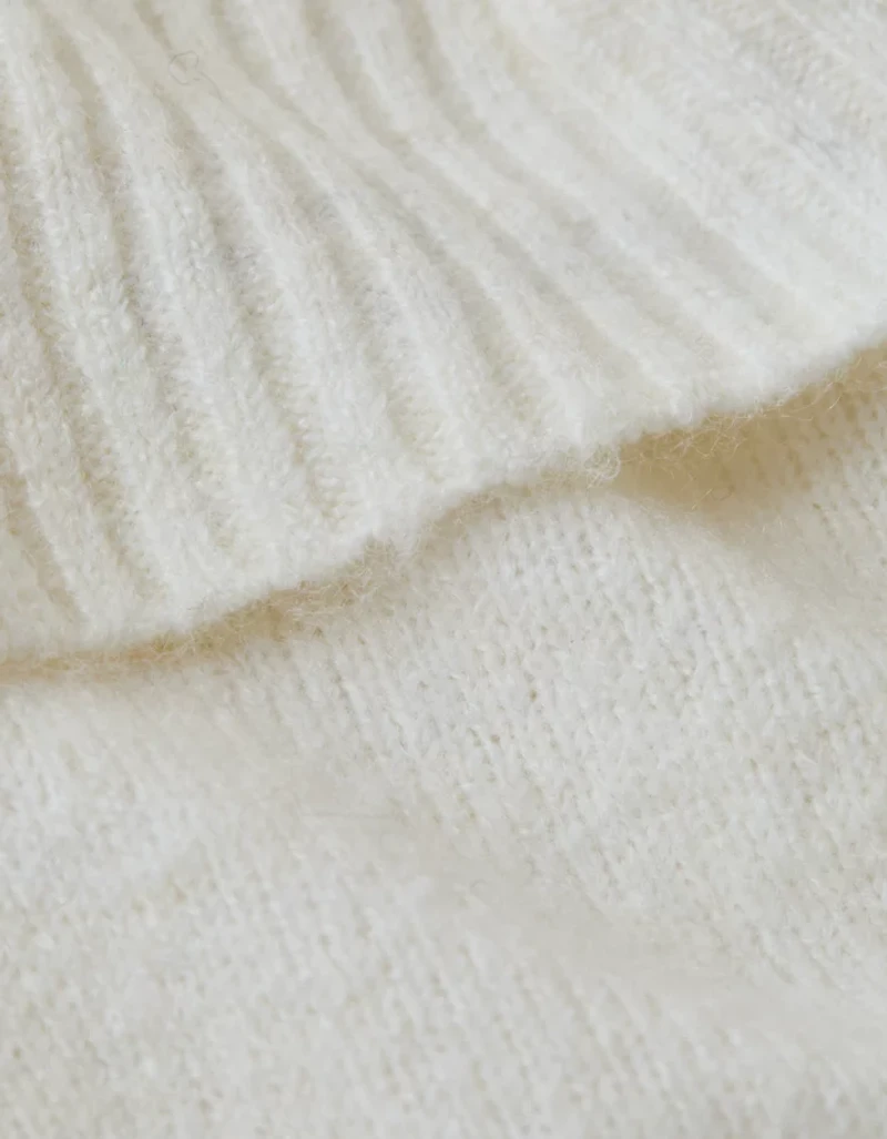 AE Whoa So Soft Off-The-Shoulder Foldover Sweater Top