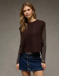 Veste nouée sur le côté si doux Whoa AE