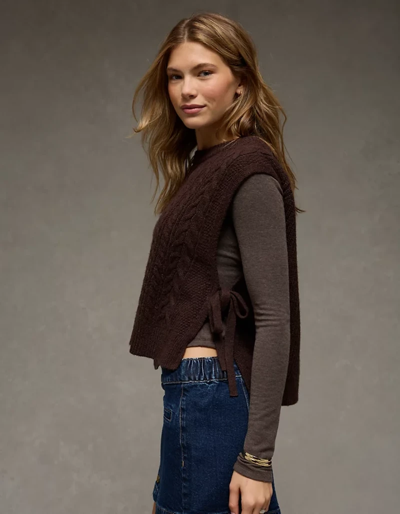 AE Whoa So Soft Side-Tie Vest