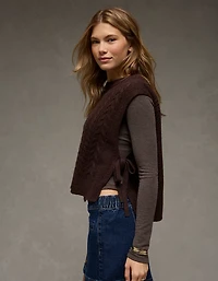 AE Whoa So Soft Side-Tie Vest