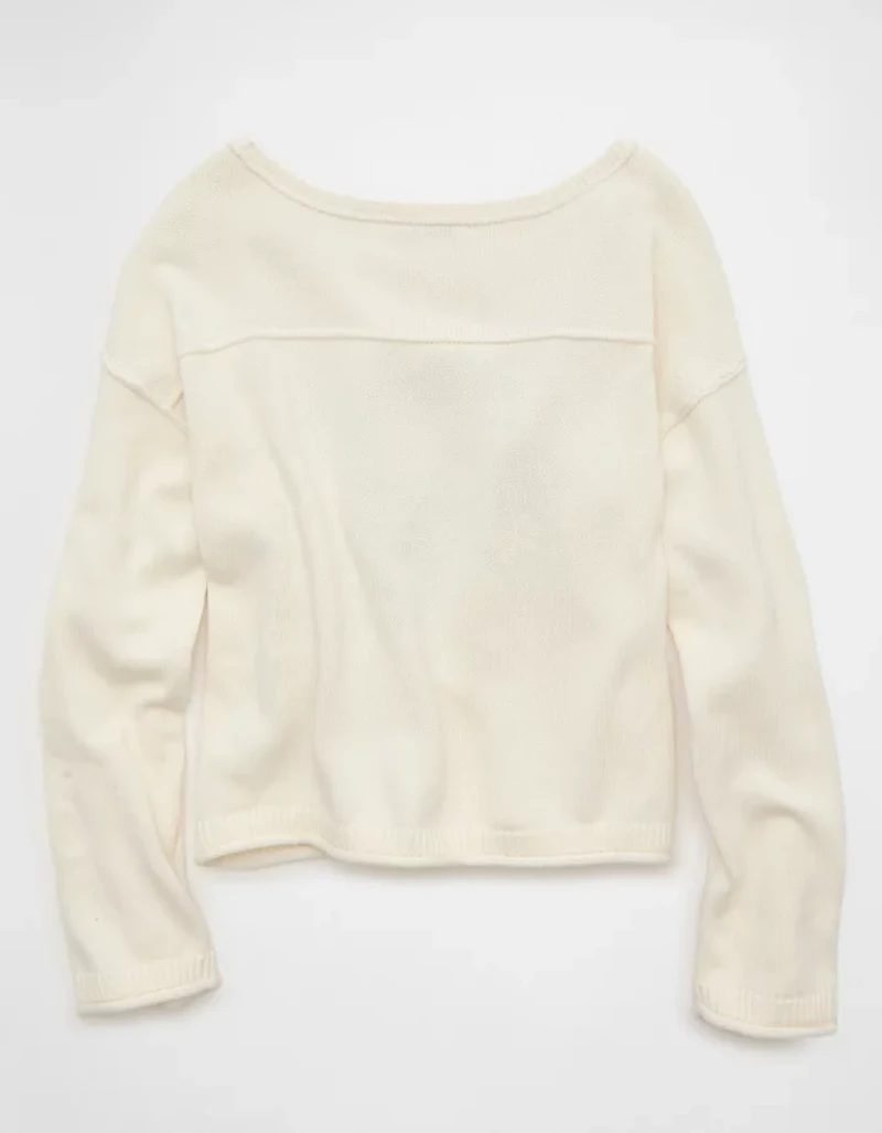 AE Americana Snoopy Graphic Sweater