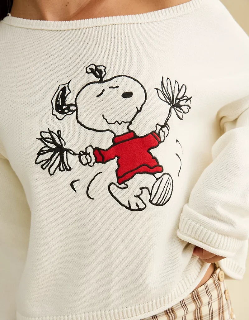 AE Snoopy Graphic Sweater