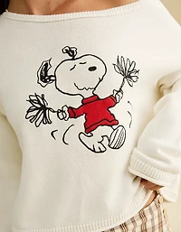 AE Snoopy Graphic Sweater
