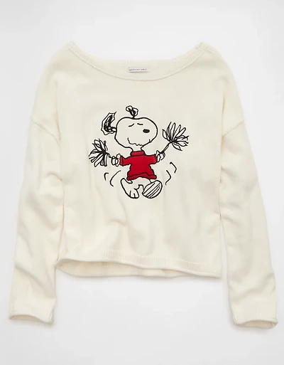 AE Snoopy Graphic Sweater
