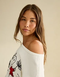 AE Snoopy Graphic Sweater