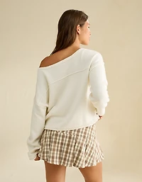 AE Snoopy Graphic Sweater