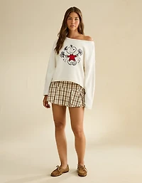 AE Snoopy Graphic Sweater