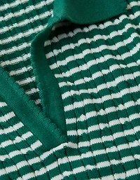 AE V-Neck Cable Knit Sweater Polo