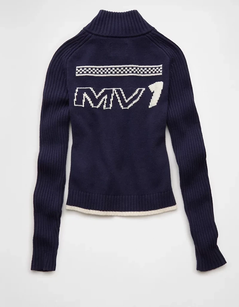 Chandail à capuchon en tricot glissière pleine longueur Red Bull AE