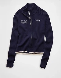 Chandail à capuchon en tricot glissière pleine longueur Red Bull AE