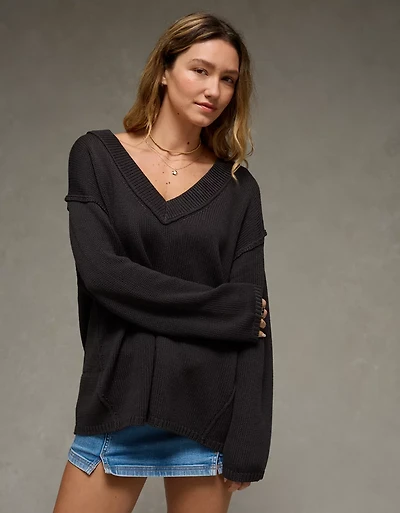 AE Big Hug V-Neck Sweater