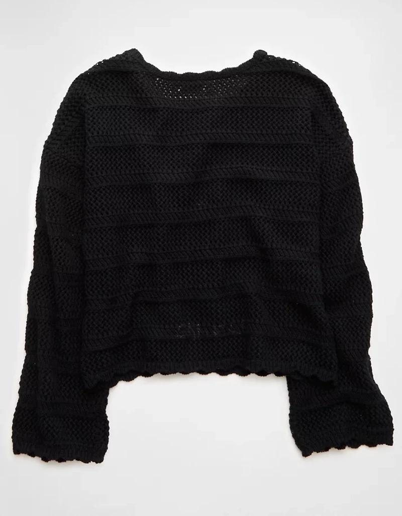 Chandail court au crochet AE