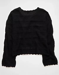 Chandail court au crochet AE