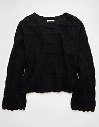 Chandail court au crochet AE