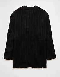 AE Oversized Waffle Sweater