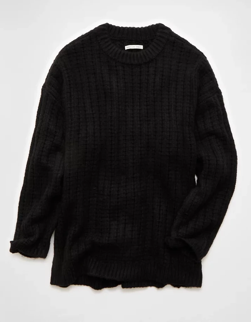 AE Oversized Waffle Sweater