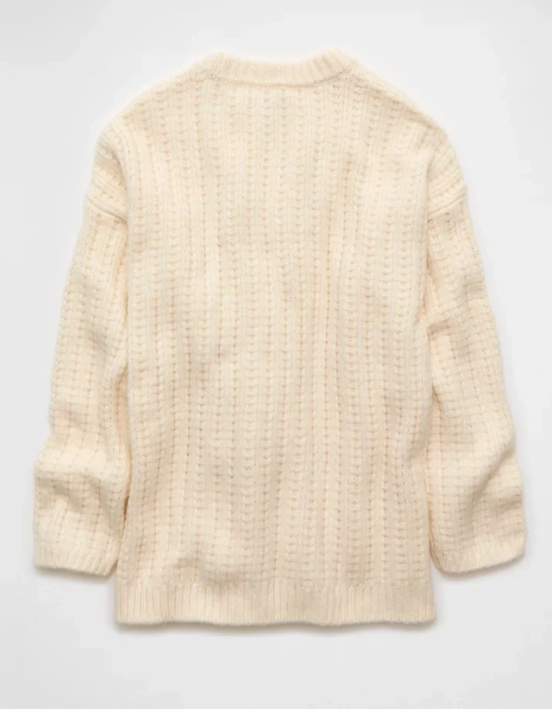 AE Oversized Waffle Sweater