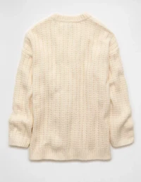 AE Oversized Waffle Sweater