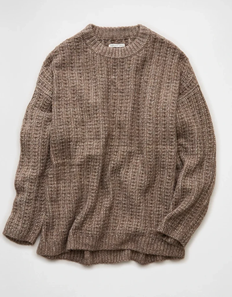 Chandail surdimensionné gaufré AE