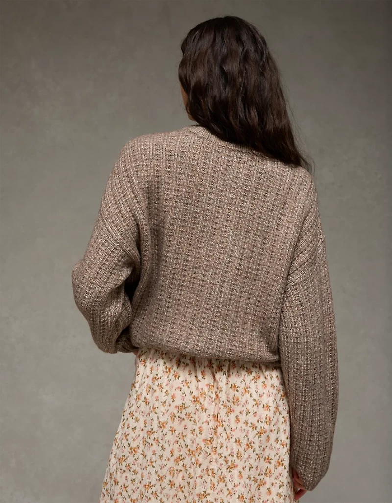 Chandail surdimensionné gaufré AE