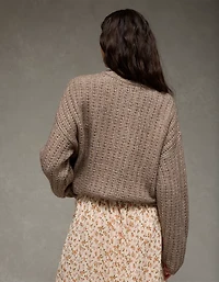 Chandail surdimensionné gaufré AE