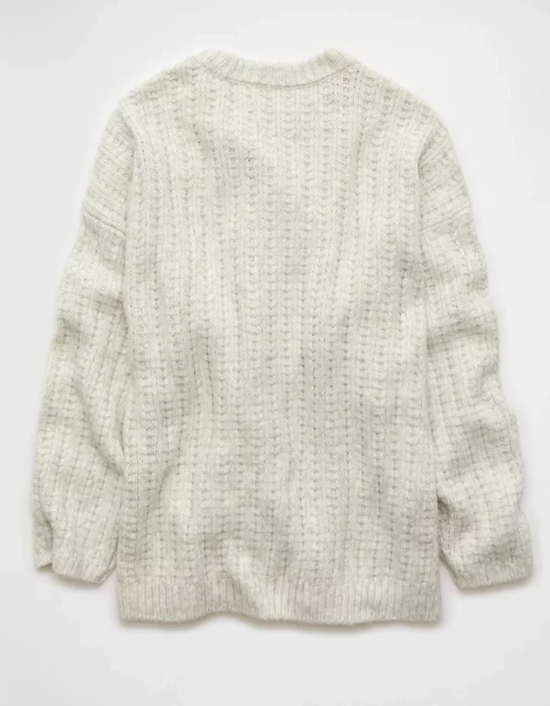 AE Oversized Waffle Sweater