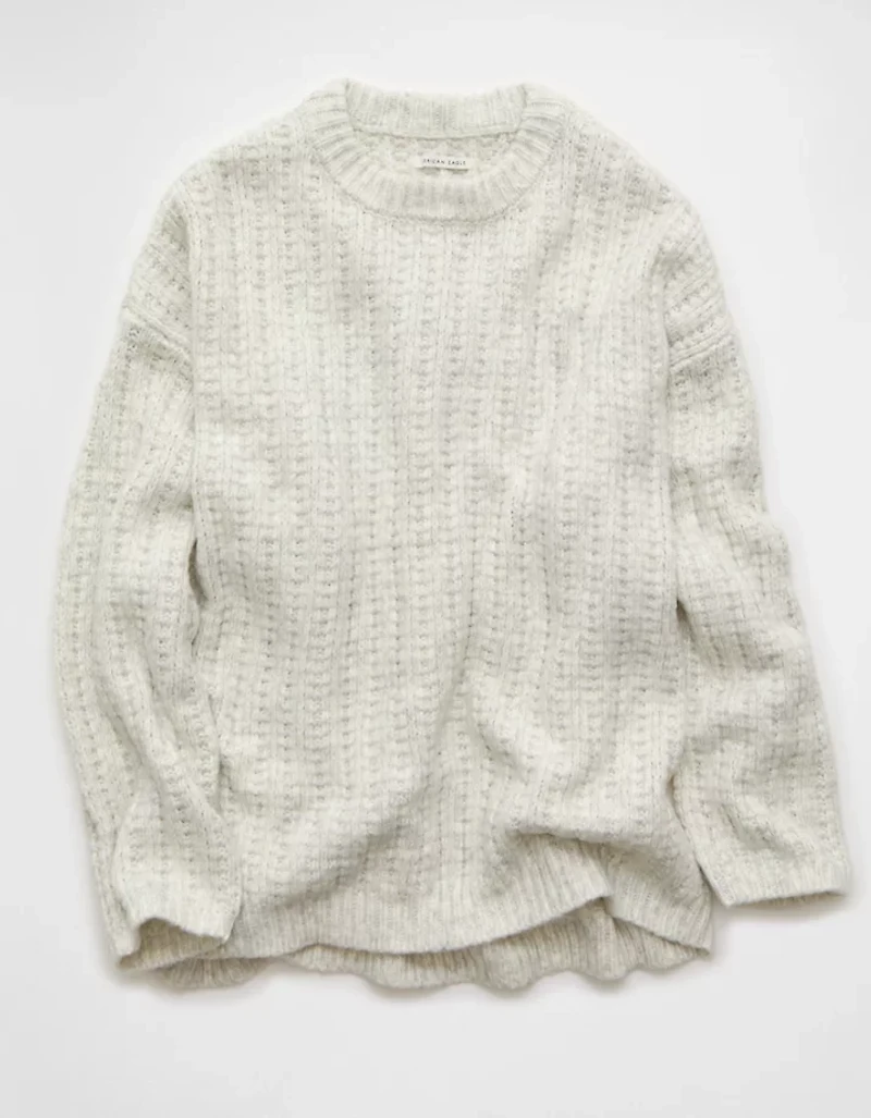 AE Oversized Waffle Sweater
