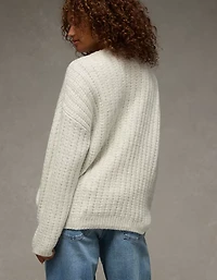 AE Oversized Waffle Sweater