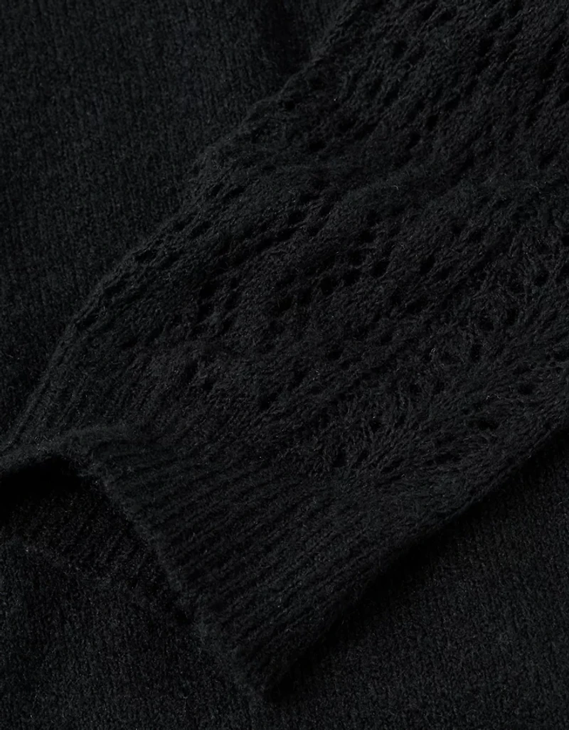 AE Whoa So Soft Lace Sweater