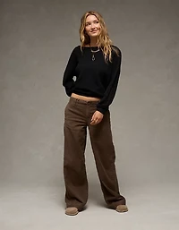 AE Whoa So Soft Lace Sweater